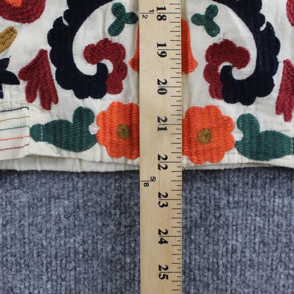 Maison Hotel Jacket Womens XS Kalpana Tutti Frutti Embroidered Boho Chic Paisley - Picture 12 of 14